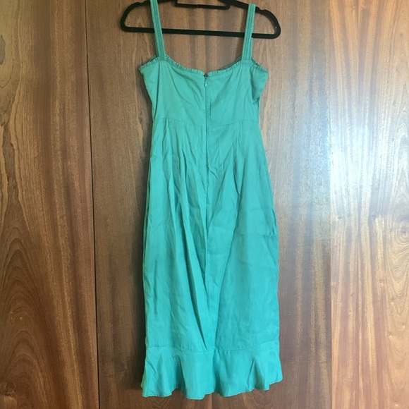 Lady Pipa Green Fitted Dress - Picture 6 of 7